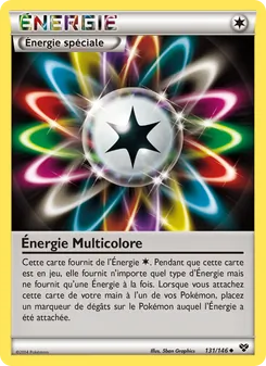 Carte Pokémon Énergie Multicolore 131 — XY