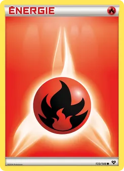Carte Pokémon Énergie Feu 133 — XY