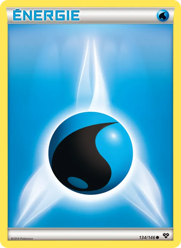 Carte Pokémon Énergie Eau 134/146 de l'extension XY