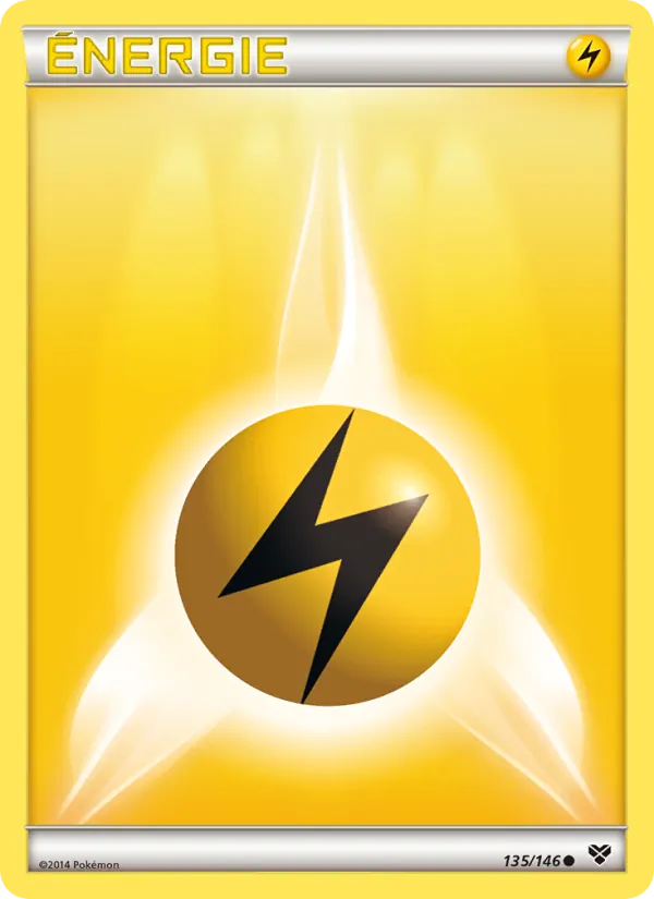 Carte Pokémon Énergie Electrik 135/146 de l'extension XY