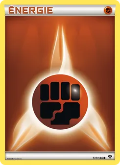 Carte Pokémon Énergie Combat 137 — XY