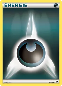 Carte Pokémon Énergie Obscurité 138 — XY