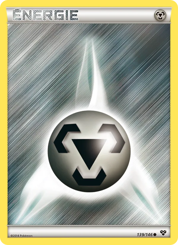 Carte Pokémon Énergie Métal 139/146 de l'extension XY