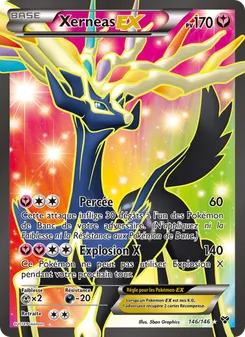 Carte Pokémon Xerneas EX 146 — XY