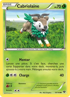Carte Pokémon Cabriolaine 18 — XY