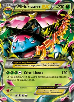 Carte Pokémon M Florizarre EX 2 — XY
