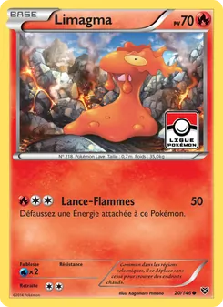 Carte Pokémon Limagma 20 — XY