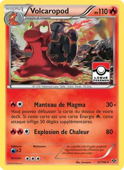 Carte Pokémon Volcaropod 21 — XY