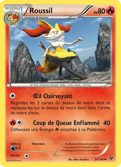 Carte Pokémon Roussil 25 — XY