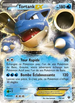 Carte Pokémon Tortank EX 29 — XY