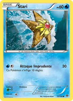Carte Pokémon Stari 33 — XY