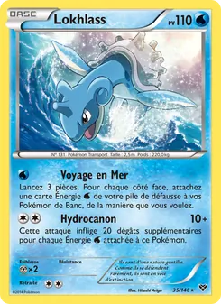 Carte Pokémon Lokhlass 35 — XY