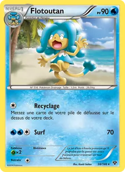 Carte Pokémon Flotoutan 38 — XY