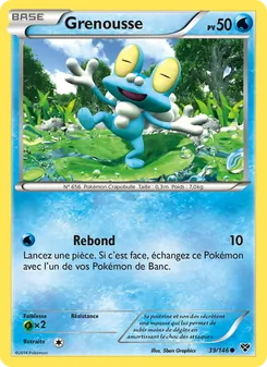 Carte Pokémon Grenousse 39 — XY