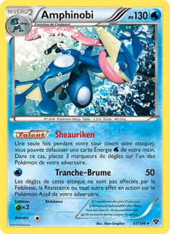 Carte Pokémon Amphinobi 41 — XY