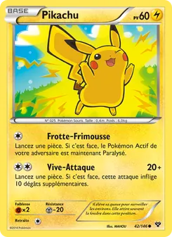 Carte Pokémon Pikachu 42 — XY