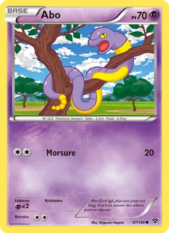 Carte Pokémon Abo 47 — XY