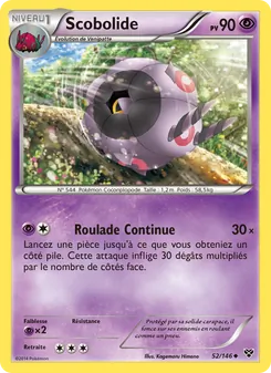 Carte Pokémon Scobolide 52 — XY
