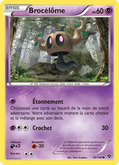 Carte Pokémon Brocélôme 54 — XY