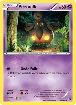 Carte Pokémon Pitrouille 56 — XY