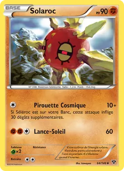 Carte Pokémon Solaroc 64 — XY
