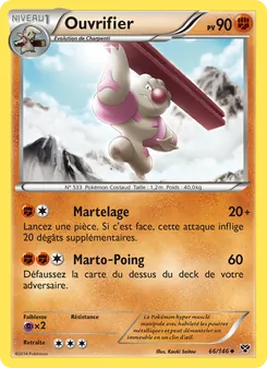 Carte Pokémon Ouvrifier 66 — XY