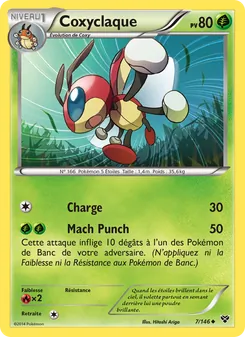 Carte Pokémon Coxyclaque 7 — XY