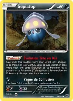 Carte Pokémon Sepiatop 74 — XY