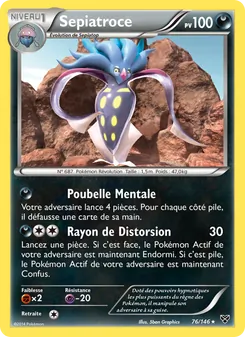 Carte Pokémon Sepiatroce 76 — XY