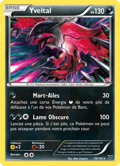 Carte Pokémon Yveltal 78 — XY