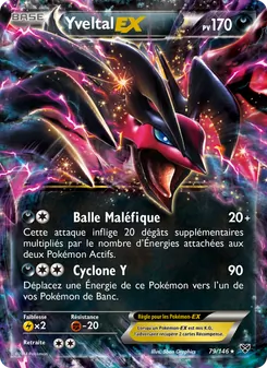 Carte Pokémon Yveltal EX 79 — XY