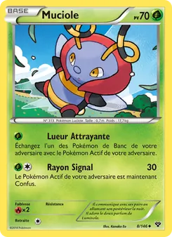 Carte Pokémon Muciole 8 — XY
