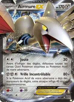 Carte Pokémon Airmure EX 80 — XY