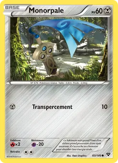 Carte Pokémon Monorpale 83 — XY