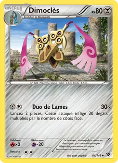 Carte Pokémon Dimoclès 84 — XY