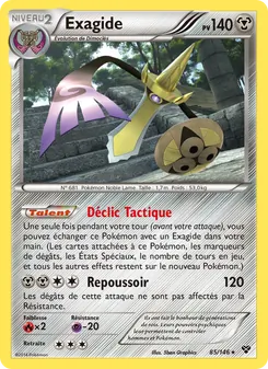 Carte Pokémon Exagide 85 — XY