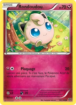 Carte Pokémon Rondoudou 88 — XY