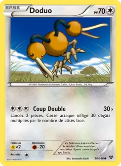 Carte Pokémon Doduo 98 — XY
