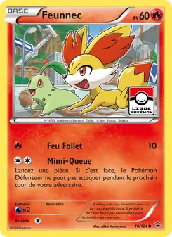 Carte Pokémon Feunnec 10 — Impact des Destins