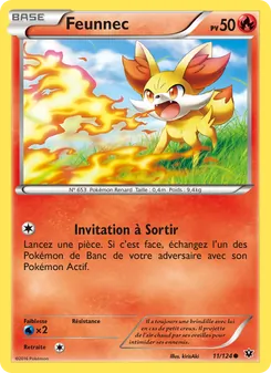 Carte Pokémon Feunnec 11 — Impact des Destins