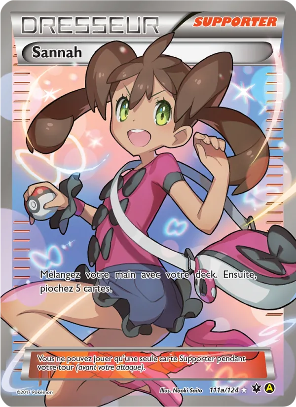 Carte Pokémon Sannah 111a/124 de l'extension Impact des Destins