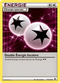 Carte Pokémon Double Énergie Incolore 114 — Impact des Destins