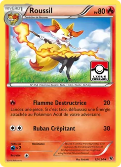 Carte Pokémon Roussil 12 — Impact des Destins