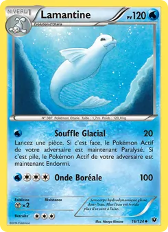Carte Pokémon Lamantine 16