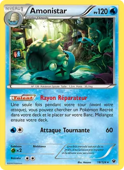 Carte Pokémon Amonistar 18 — Impact des Destins