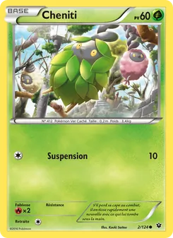 Carte Pokémon Cheniti 2 — Impact des Destins