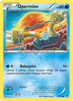 Carte Pokémon Opermine 22