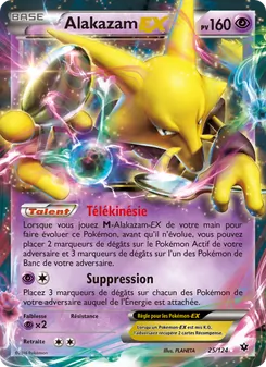 Carte Pokémon Alakazam EX 25 — Impact des Destins