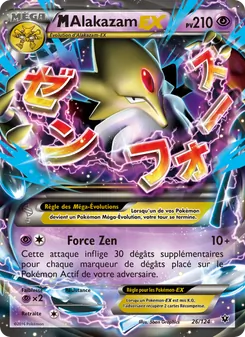 Carte Pokémon M-Alakazam EX 26 — Impact des Destins