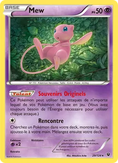 Carte Pokémon Mew 29 — Impact des Destins